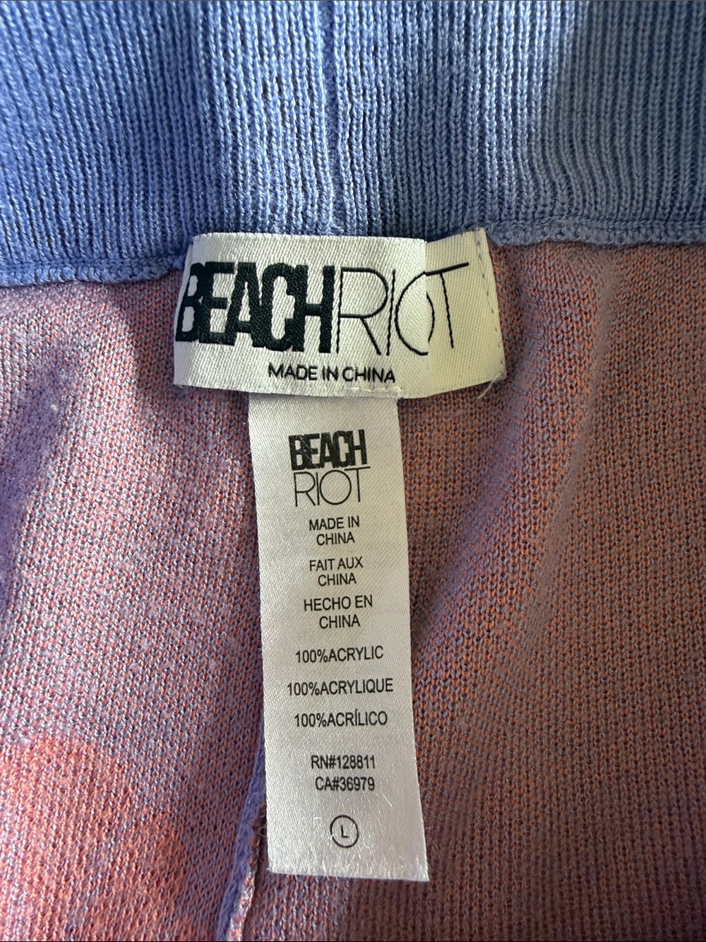 Beach Riot Lavender Shell-Print Drawstring Shorts - Picture 6 of 15